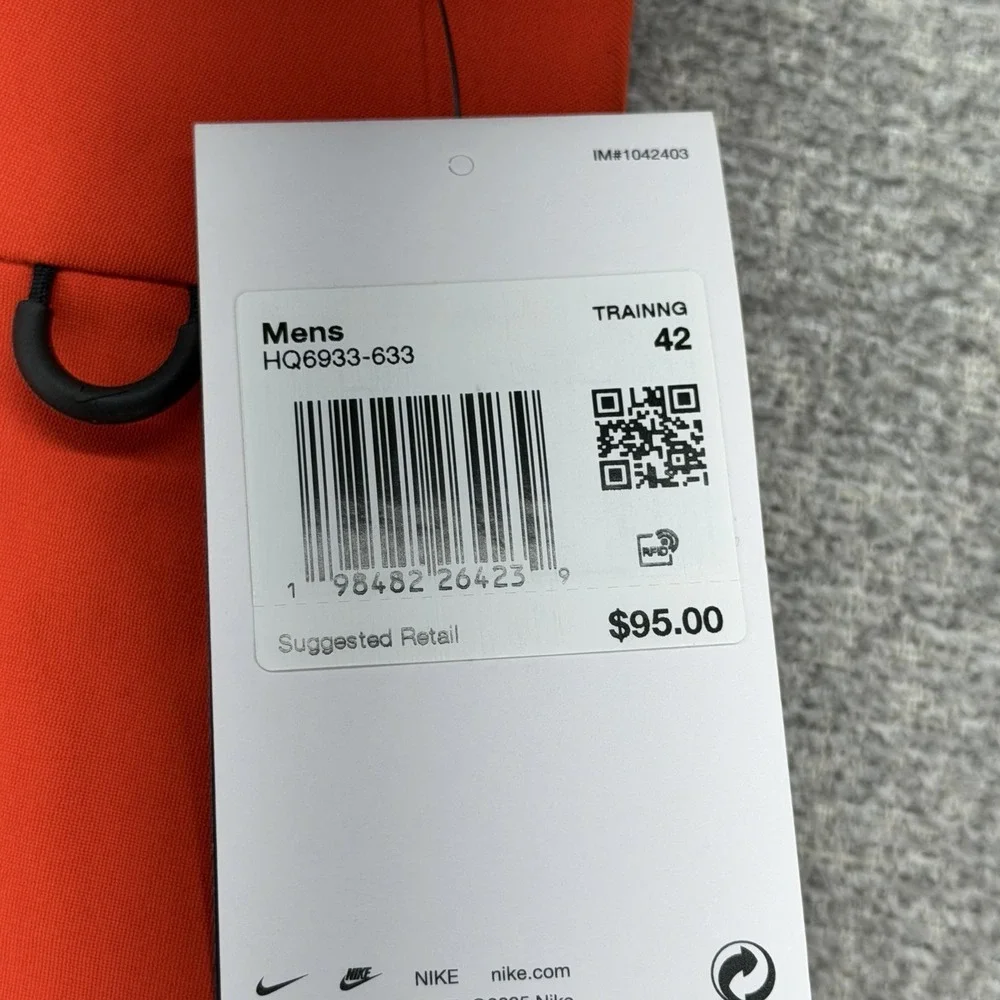 Nike Dri Fit 24.7 Golf Shorts Men Size 42x6 Orange NEW $95
